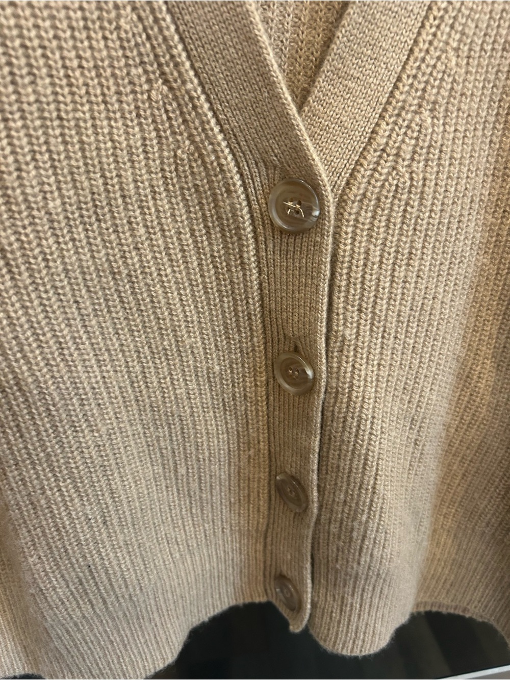Jenni Kayne V-Neck Button wool cashmere Cardigan XS has piling - Picture 7 of 14